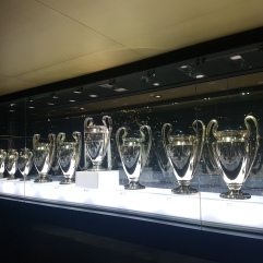 Real madrid's UEFA Champion League Trophies
